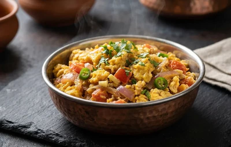 Hyderabadi Khagina with Tawa Bread Toast - Recipe 1