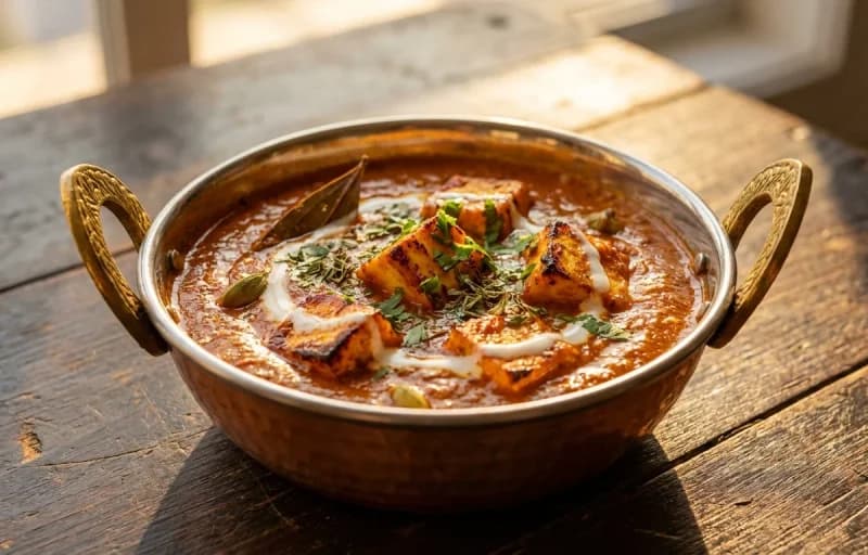 Saffron Sheermal with Hyderabadi Paneer Tikka Masala - Recipe 2