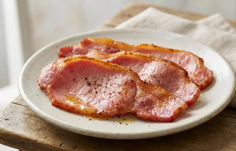 Irish Bacon, Fried Cabbage with Bacon and Mashed Potatoes - Recipe 1