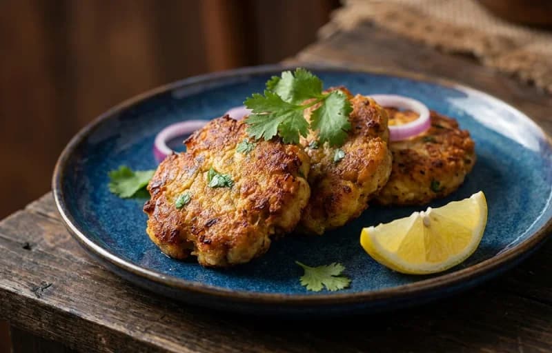 Jimikand ke Kebab with Ulte Tawa Paratha - Recipe 1