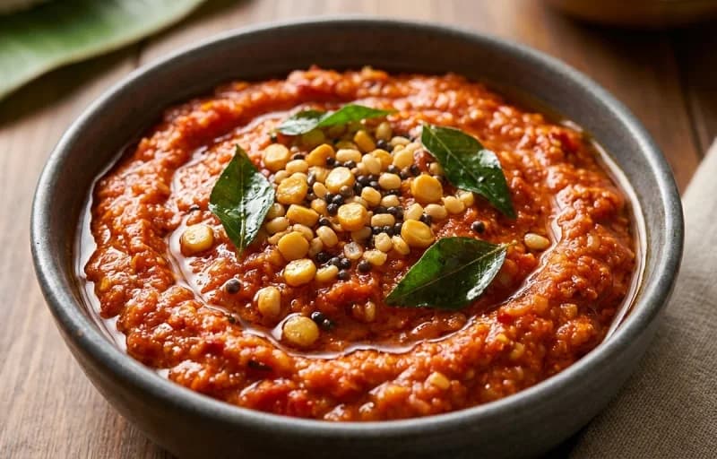 Keerai Vadai with Kaara Chutney - Recipe 2