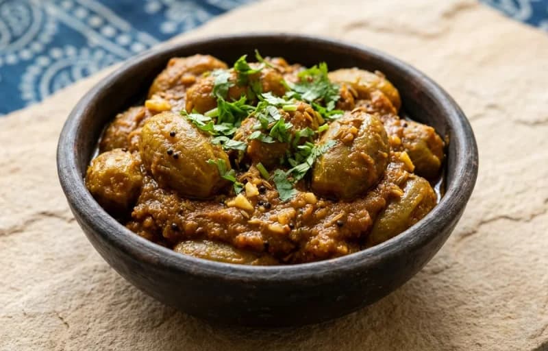 Kachri Sabzi, Bajra Roti and Masala Chaas - Recipe 1