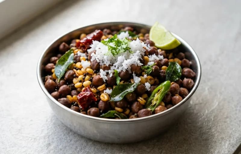 Kadale Usli with Avalakki Upkari - Recipe 1