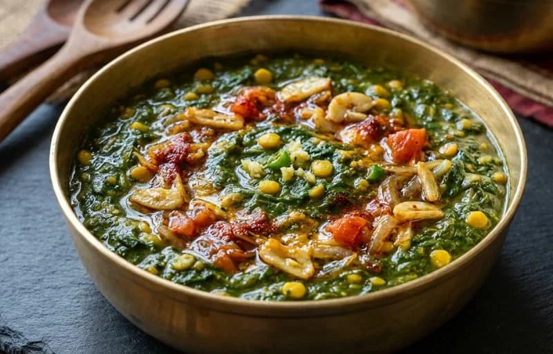 Kadam Saag with Kashmiri Girda - Recipe 1