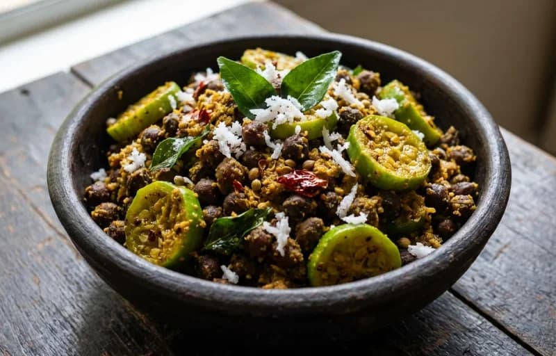 Neer Dosa with Kadle Manoli Sukka - Recipe 2