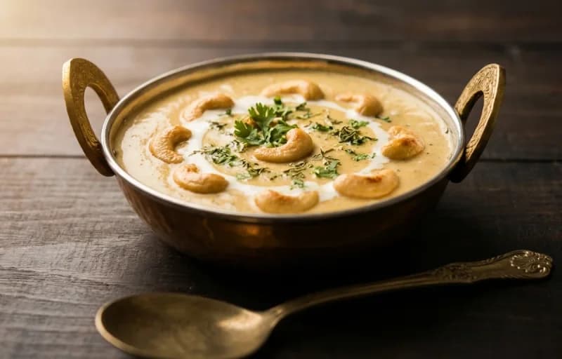 Kaju Korma with Roomali Roti - Recipe 1