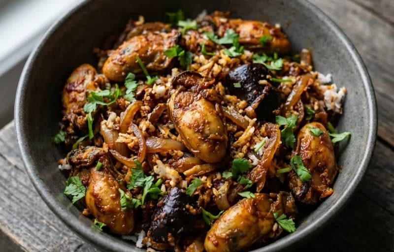 Kalva Sukka with Neer Dosa - Recipe 1