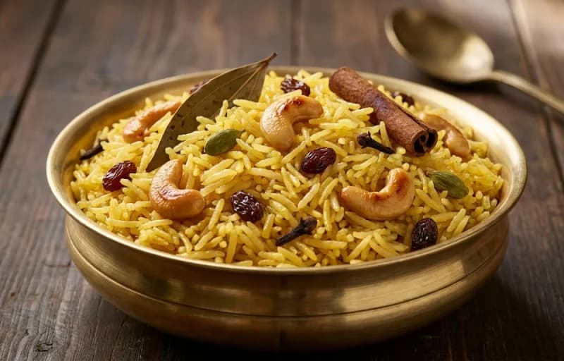 Kanika Pulao with Anda Aloo Jhol - Recipe 1