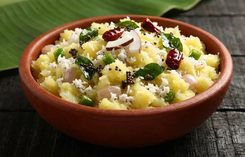 Kappa Puzhukku with Mulaku Chammanthi - Recipe 1