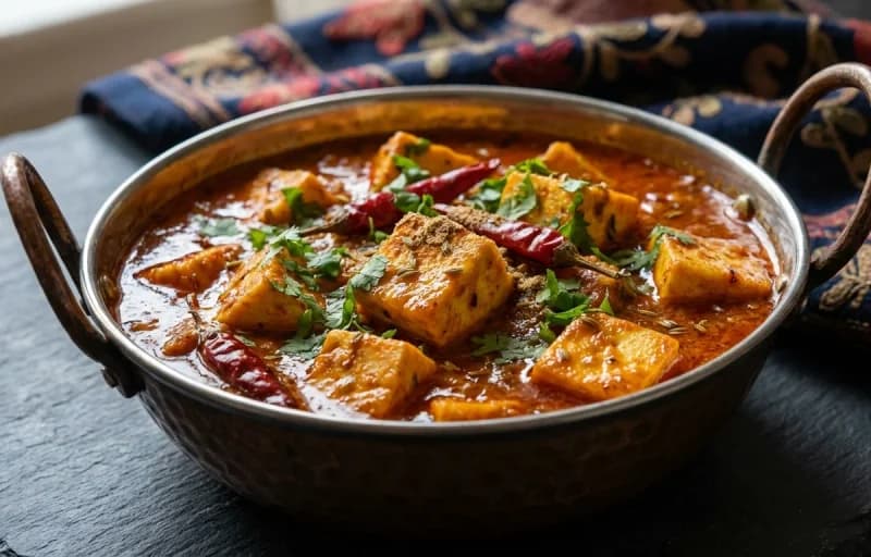 Punjabi Chole Masala with Kashmiri Dhabal Paneer - Recipe 2