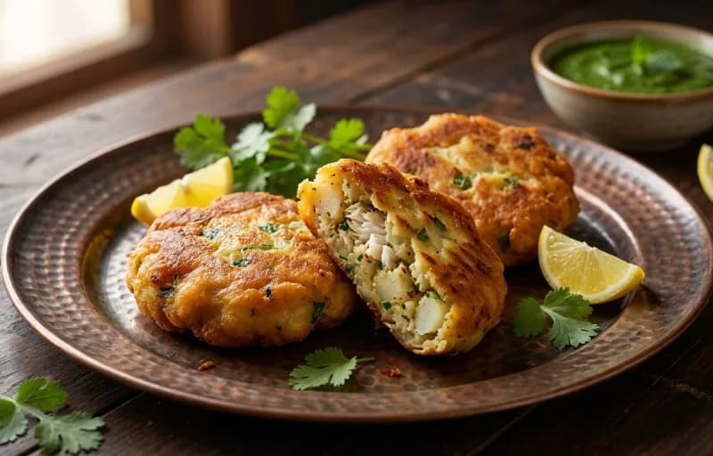 Kashmiri Gaad Tikki with Mooli Chutney - Recipe 1