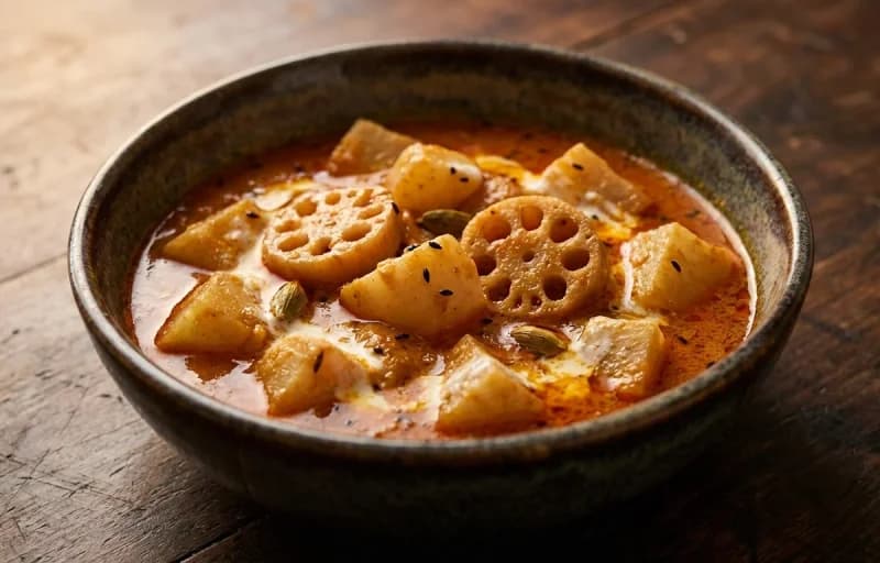 Lavasa Bread with Kashmiri Gogji Nadir - Recipe 2