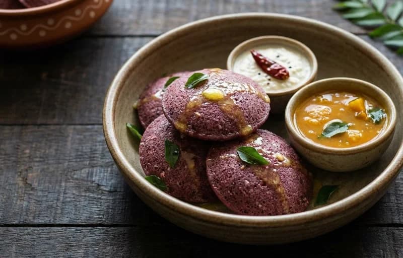 Kavuni Arisi Idli with Idli Podi - Recipe 1