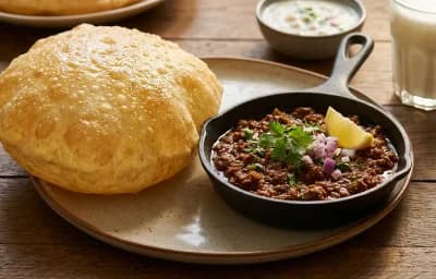 Keema Bhatura
