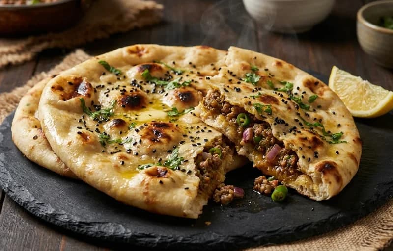 Keema Naan, Dal Makhani and Sirke Wale Pyaaz - Recipe 1