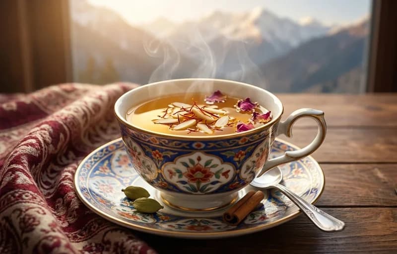 Saffron Sheermal, Kehwa and Anda Kanti - Recipe 2