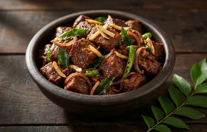 Pathiri with Kerala Beef Roast - Recipe 2