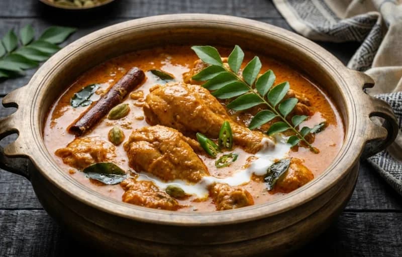 Pathiri with Kerala Chicken Curry - Recipe 2