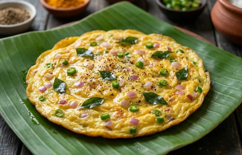 Kerala Omelette, Bread Toast and Masala Chai - Recipe 1