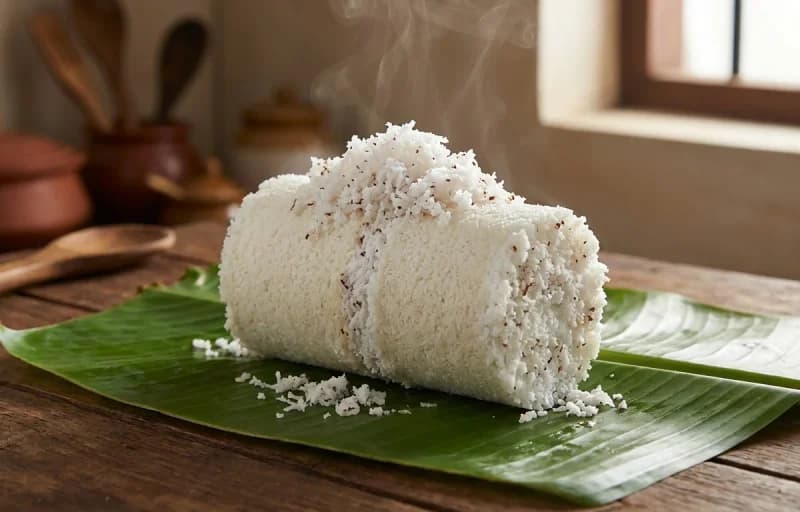 Kerala Puttu with Kerala Kadala Curry - Recipe 1