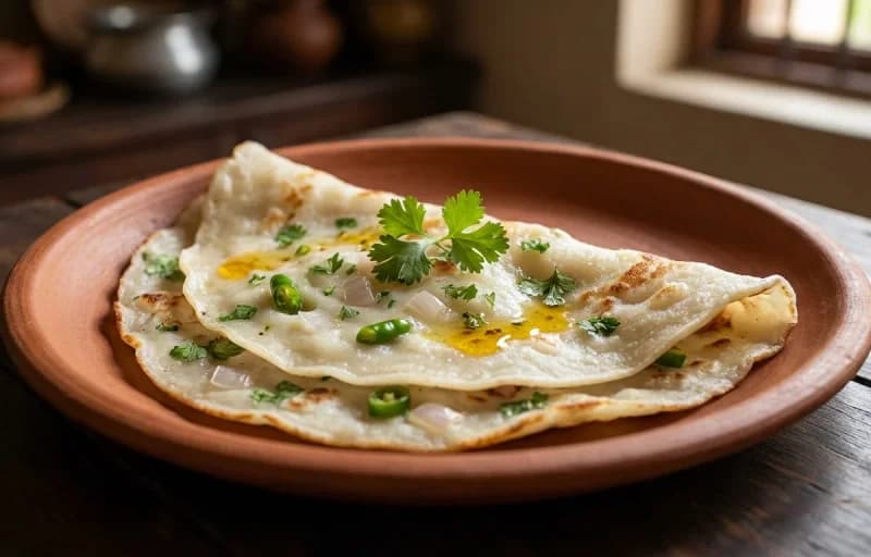 Kholasapori Pitha with Mati Mahor Dal - Recipe 1