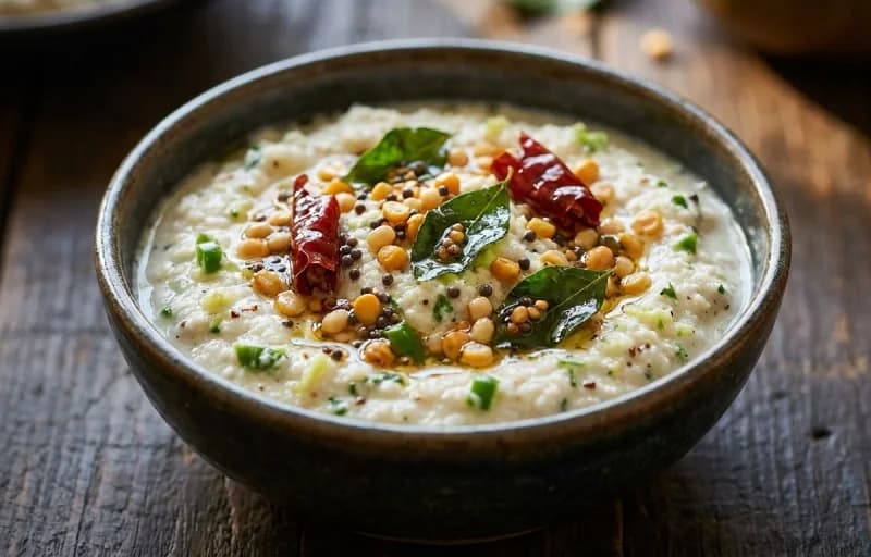 Moong Dal Attu with Kobbari Pachadi - Recipe 2