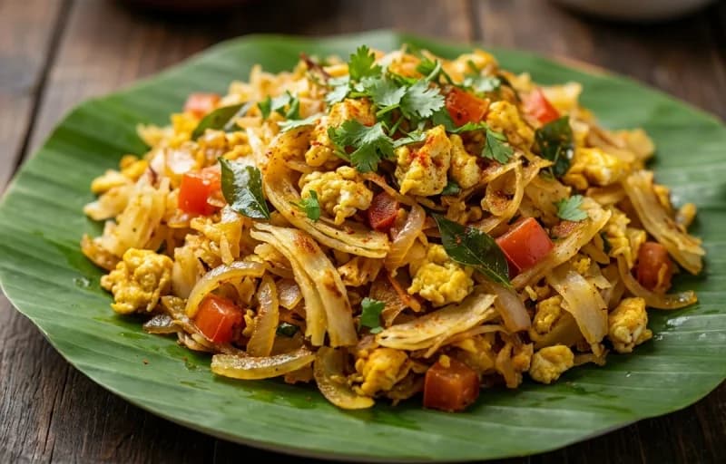 Kothu Parotta with Vegetable Salna - Recipe 1