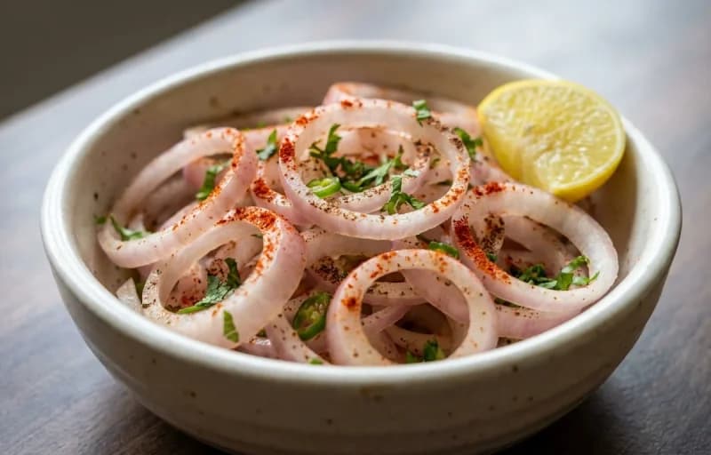 Carnitas Tacos, Laccha Pyaaz, Cilantro Lime Rice and Roasted Salsa Verde - Recipe 2