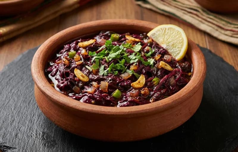 Koldil Bor with Lal Saag - Recipe 2