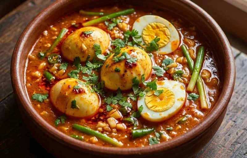 Lasaniya Inda nu Shaak, Steamed Basmati Rice and Masala Chaas - Recipe 1