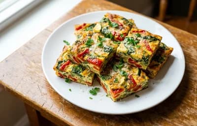 Vegetable Frittata Squares