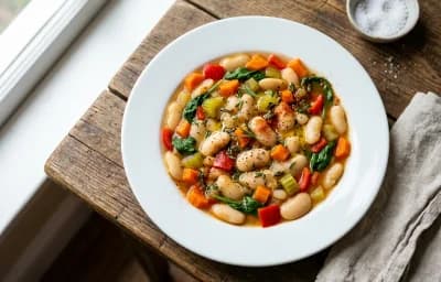 White Bean and Vegetable Mix