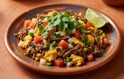 Machaca con Huevo