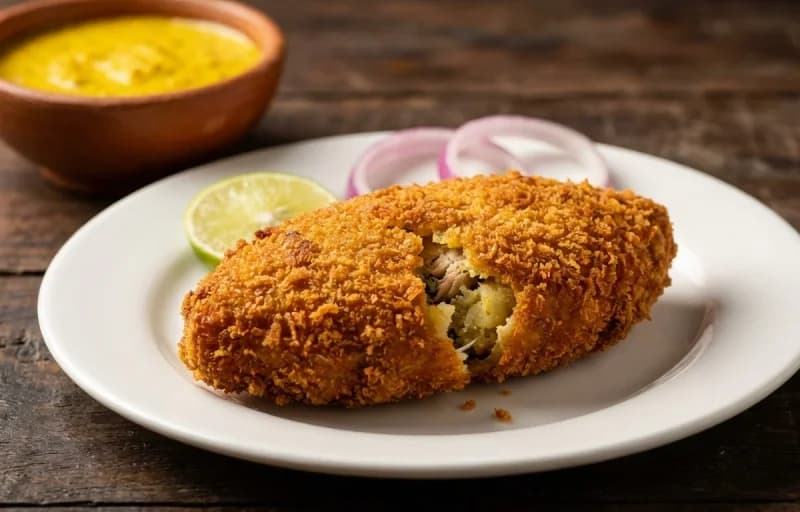 Bengali Porota, Macher Chop and Masala Cha - Recipe 2