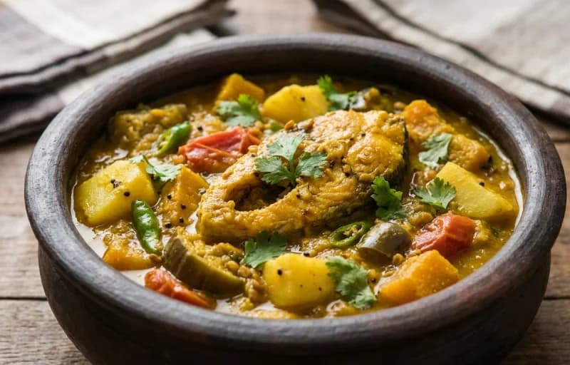 Machha Chhencheda, Bihari Arna and Odia Dalma - Recipe 1