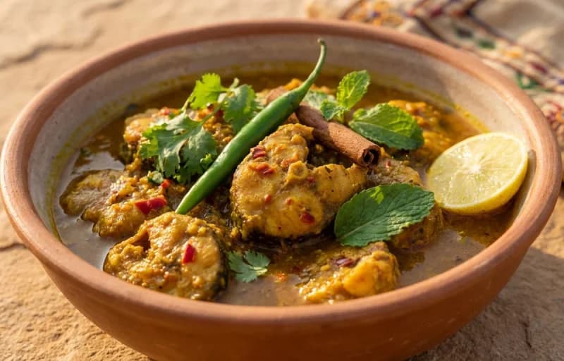 Machli Jaisamandi, Steamed Basmati Rice and Masala Chaas - Recipe 1