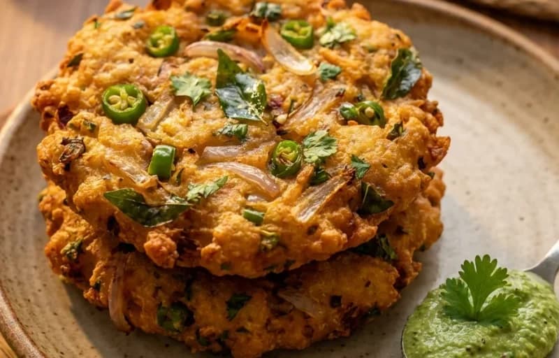 Maddur Vada with Coconut Chutney - Recipe 1