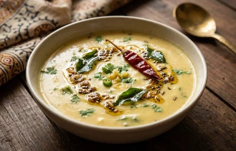 Anda Khichdi with Maharashtrian Kadhi - Recipe 2