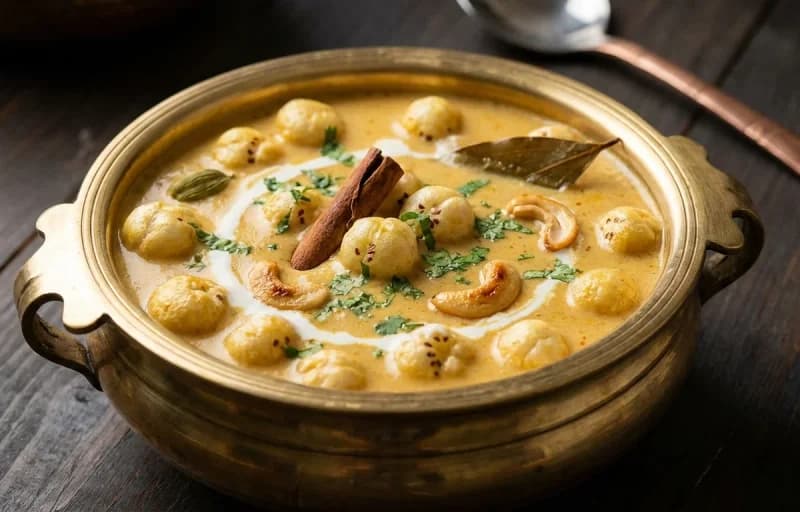 Steamed Basmati Rice with Makhana Korma - Recipe 2