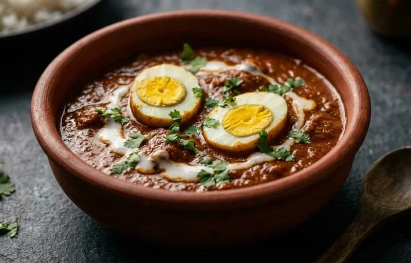 Kerala Appam with Mangalorean Egg Bafat Curry - Recipe 2