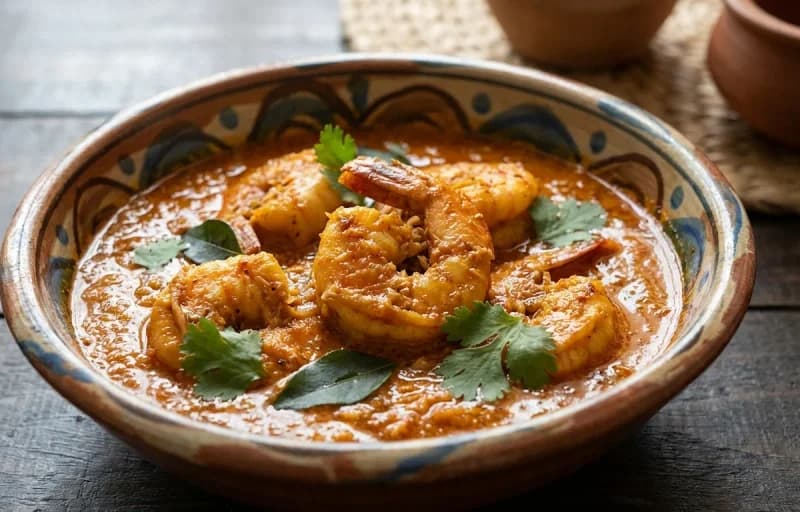 Mangalorean Prawn Curry with Pundi Gatti - Recipe 1