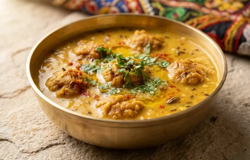 Mangodi Dal with Steamed Basmati Rice - Recipe 1