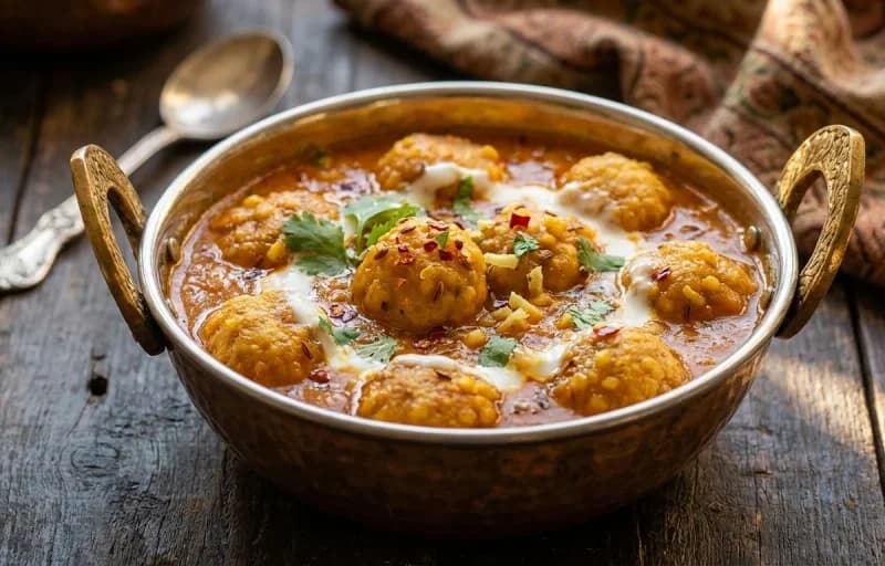 Mangodi Sabzi with Paratha - Recipe 1