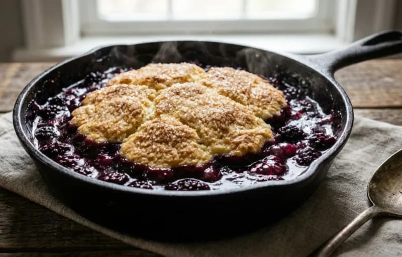 Marionberry Cobbler