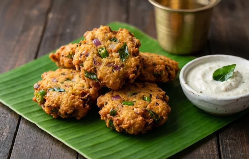 Masala Ambode with Mint Chutney - Recipe 1