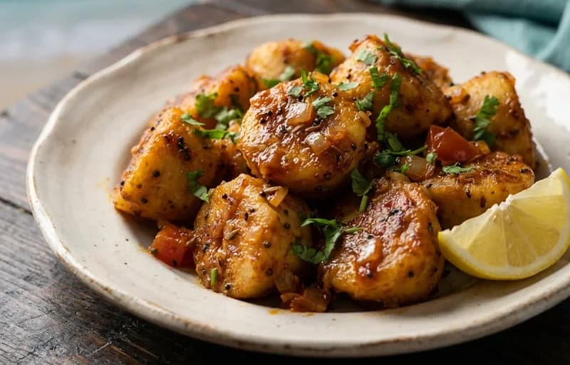 Masala Fried Sanna with Anda Bhurji - Recipe 1