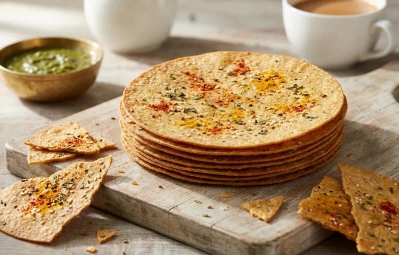 Masala Khakhra, Ghee and Masala Chai - Recipe 1