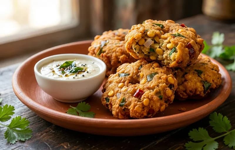 Masala Vadai with Filter Kaapi - Recipe 1