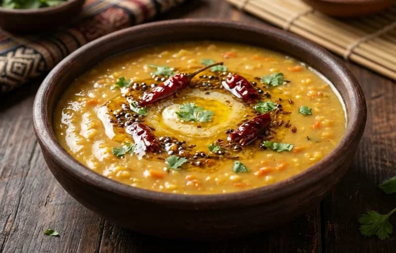 Bihari Arna, Mati Handi Dal and Baigana Poda - Recipe 2