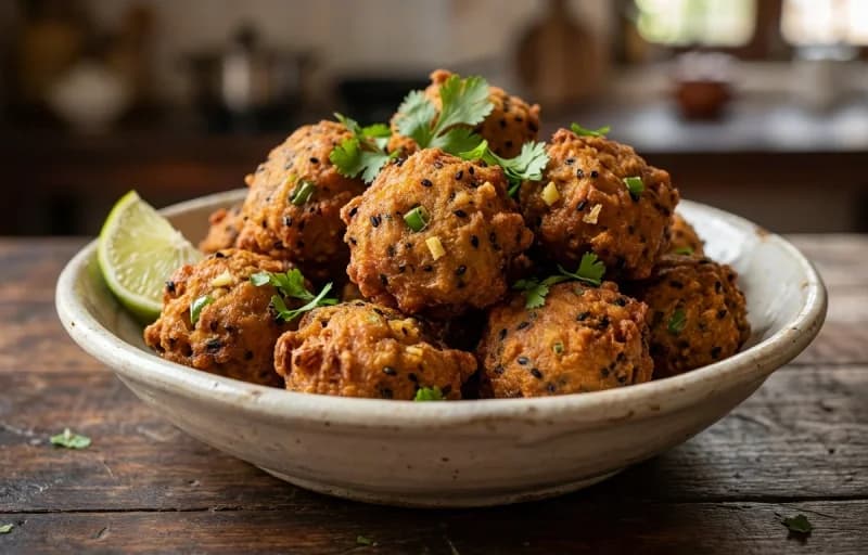 Mati Kalair Bor with Assamese Red Tea - Recipe 1